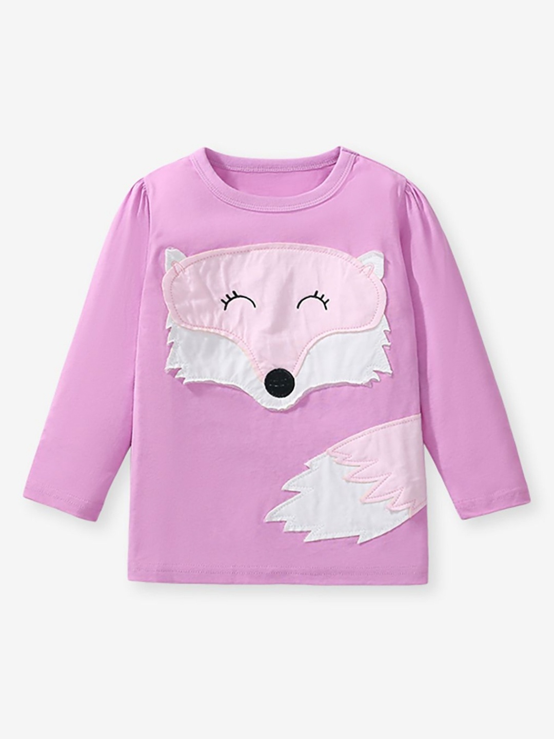 

JC SPARKLE Girls Graphic Printed Round Neck Cotton T-shirt, Lavender