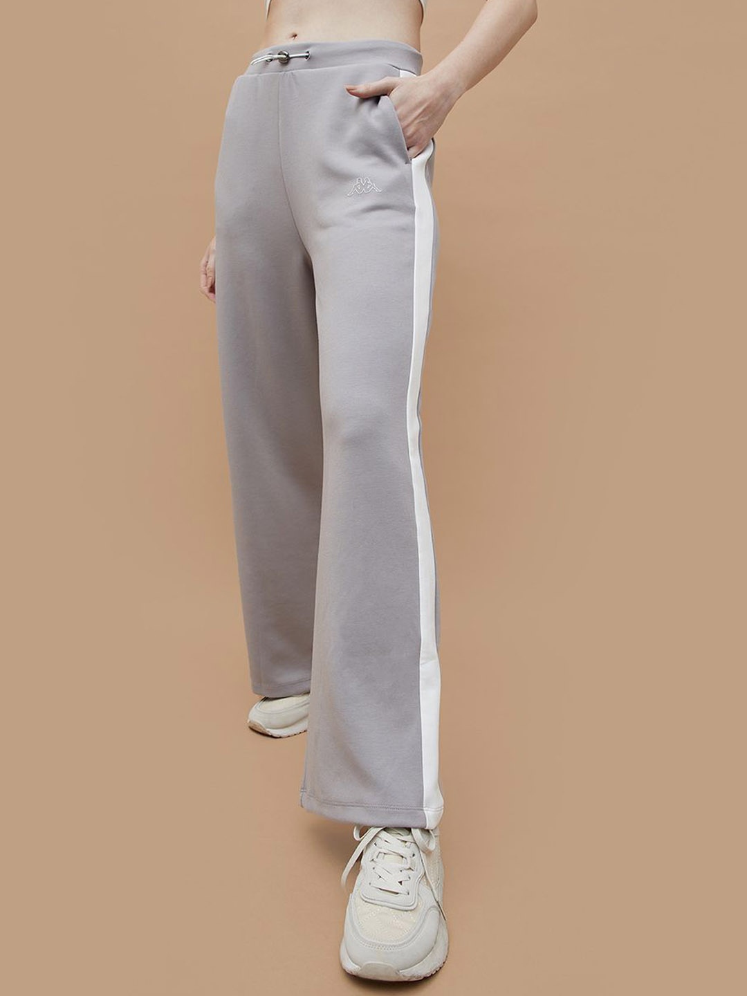 

Kappa Women Regular Fit Mid-Rise Trouser, Grey