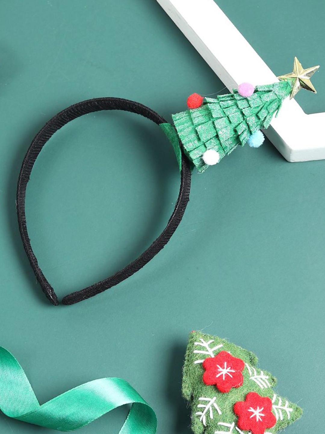 

TIPY TIPY TAP X Mas Tree Hairband - Green, Black