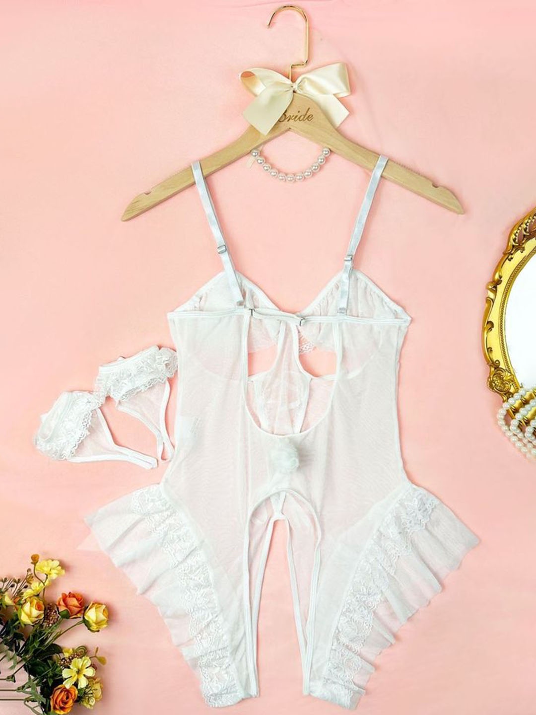 

LULU & SKY Self-Design Baby Doll, White