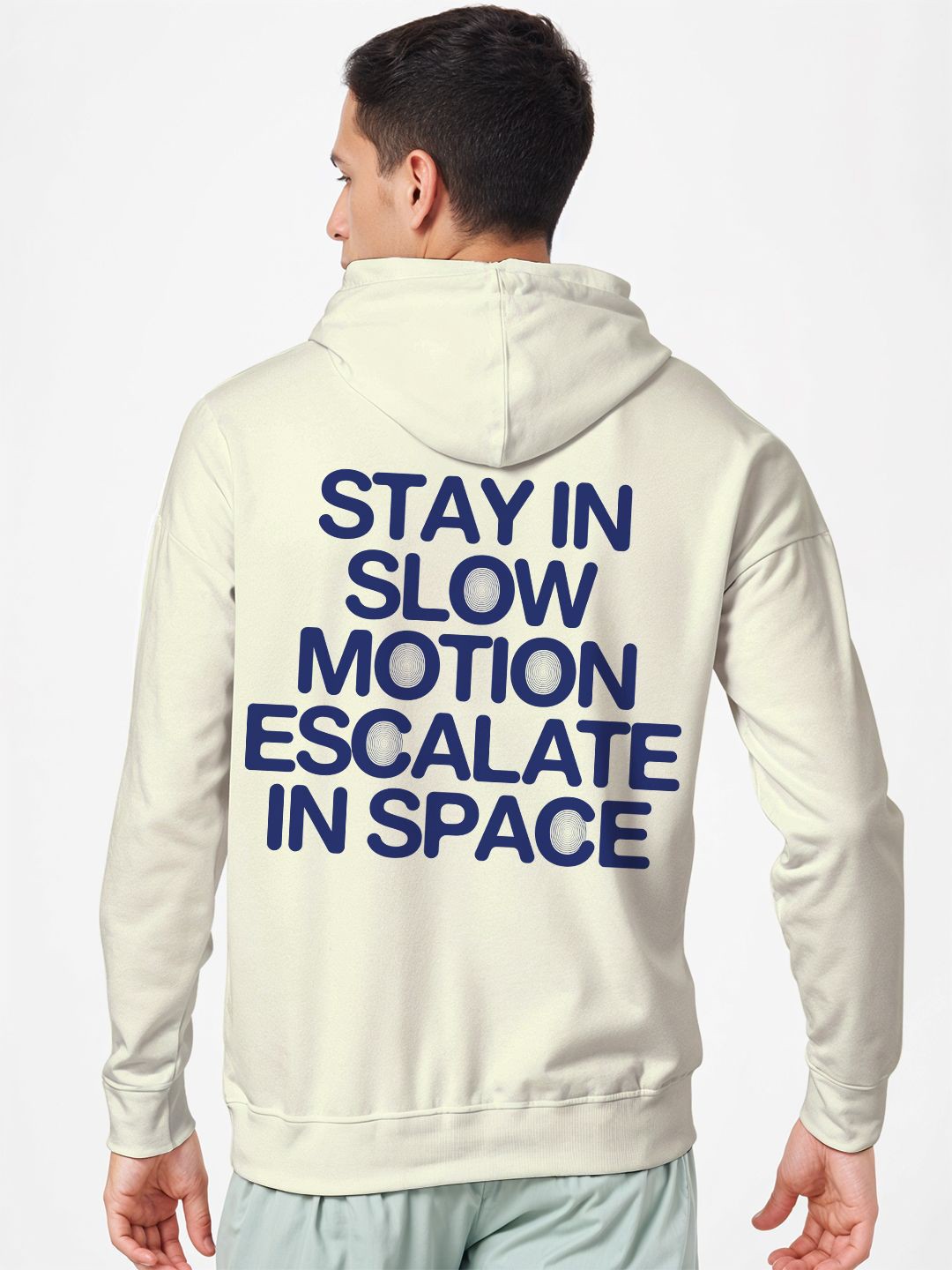 

Crazymonk Men Typography Printed Cotton Sweatshirt, Off white