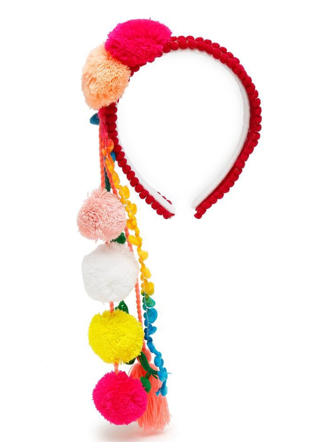 

TIPY TIPY TAP Pom Pom Tassel Hairband- Red