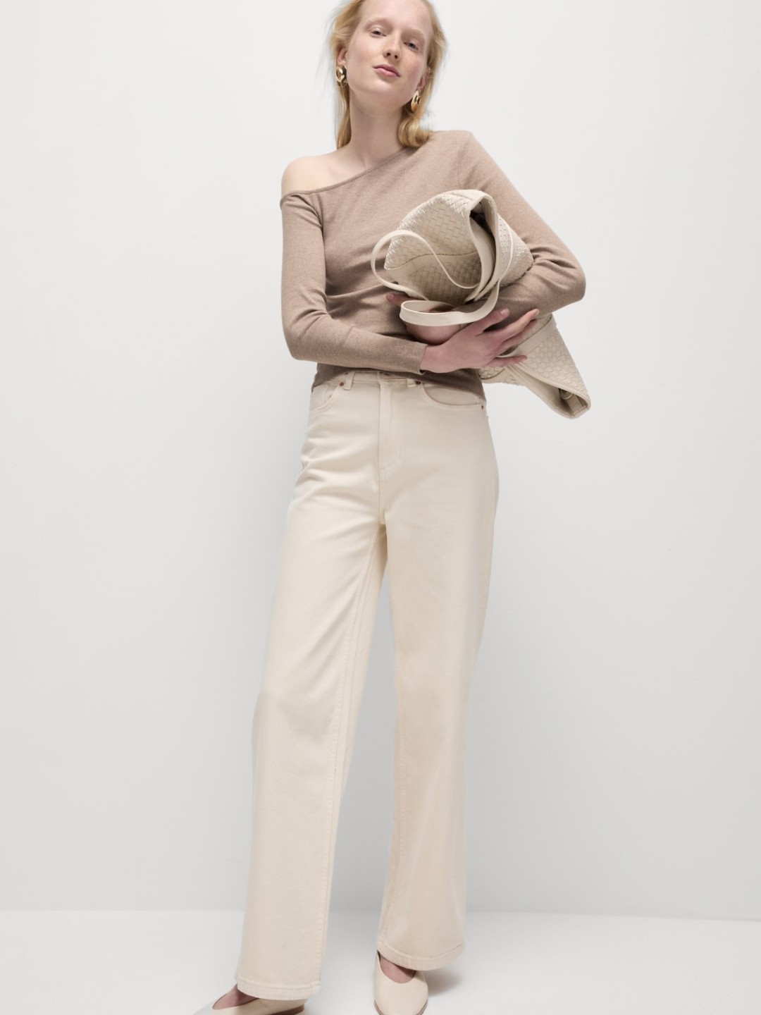 

Marks & Spencer Cotton Top, Beige