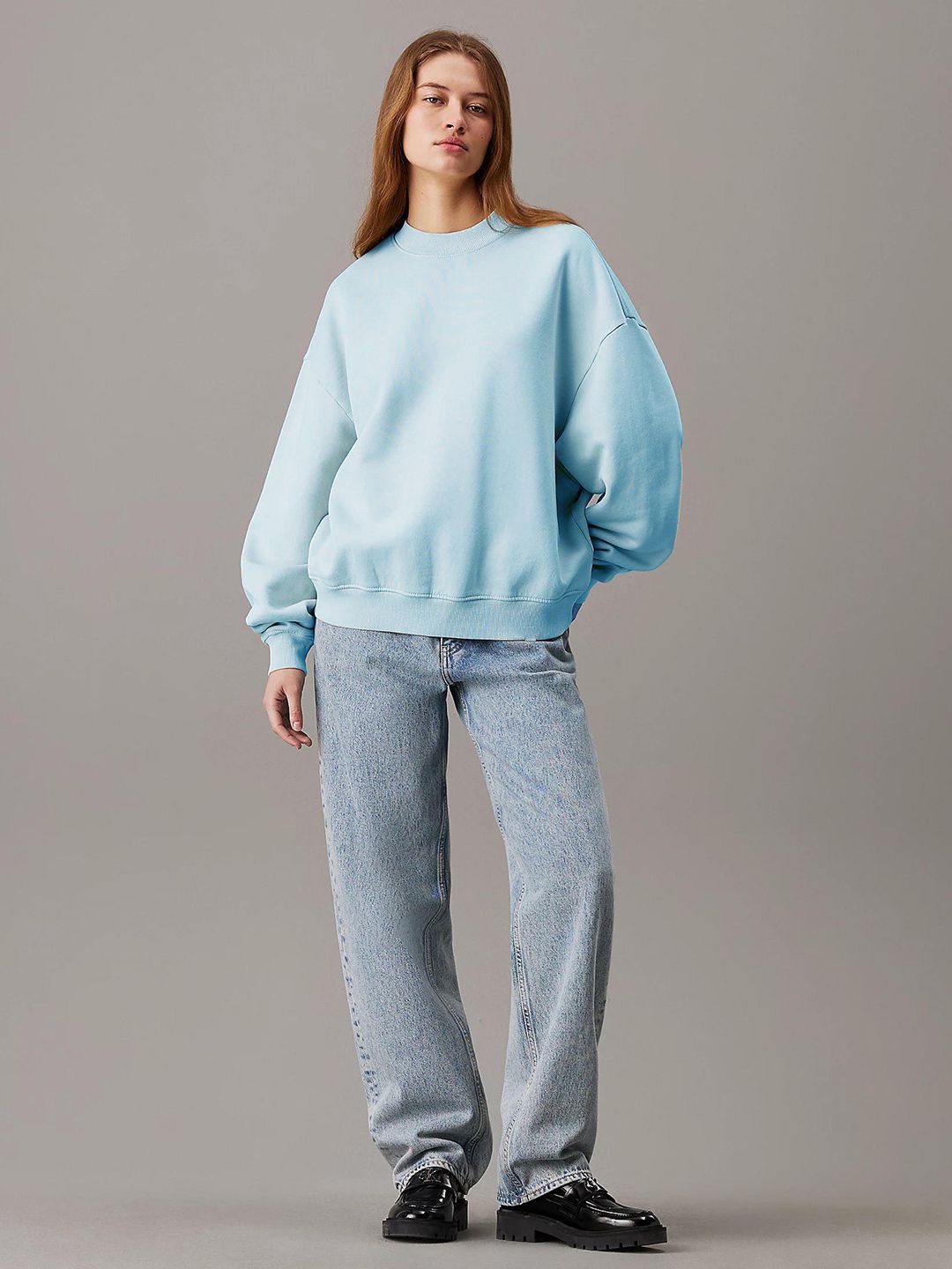 

Stylecast X Kotty Women Oversized Pullover Sweatshirt, Blue