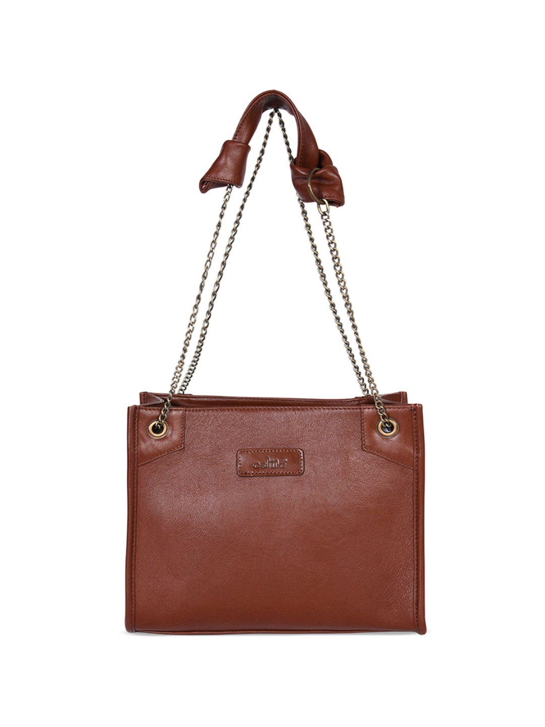 

Celtic Textured Leather Sling Bag, Brown