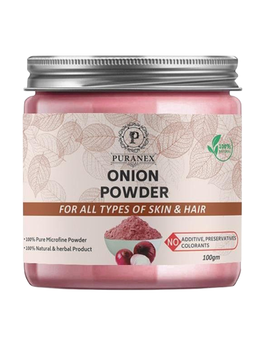 

Puranex Natural Onion Skin & Hair Powder-100 g, White