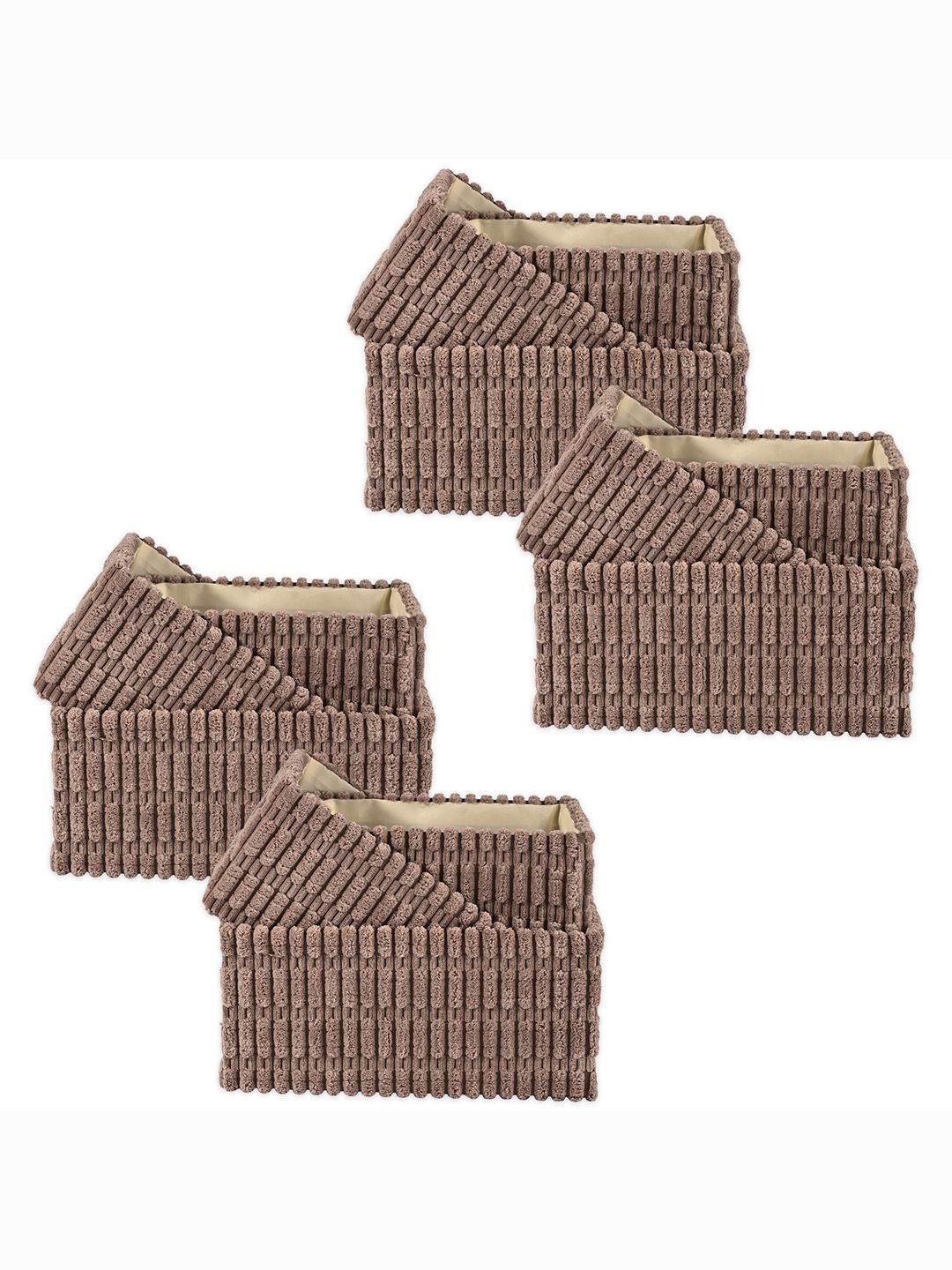 

Kuber Industries Coffee Brown 12 Pieces Regular Drawer Organiser
