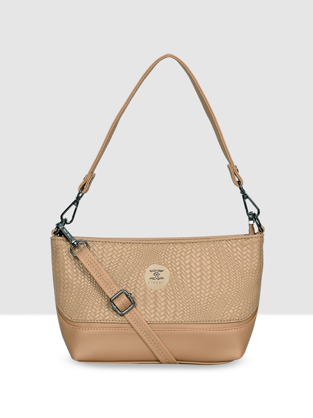 

ESBEDA PU Swagger Sling Bag, Beige