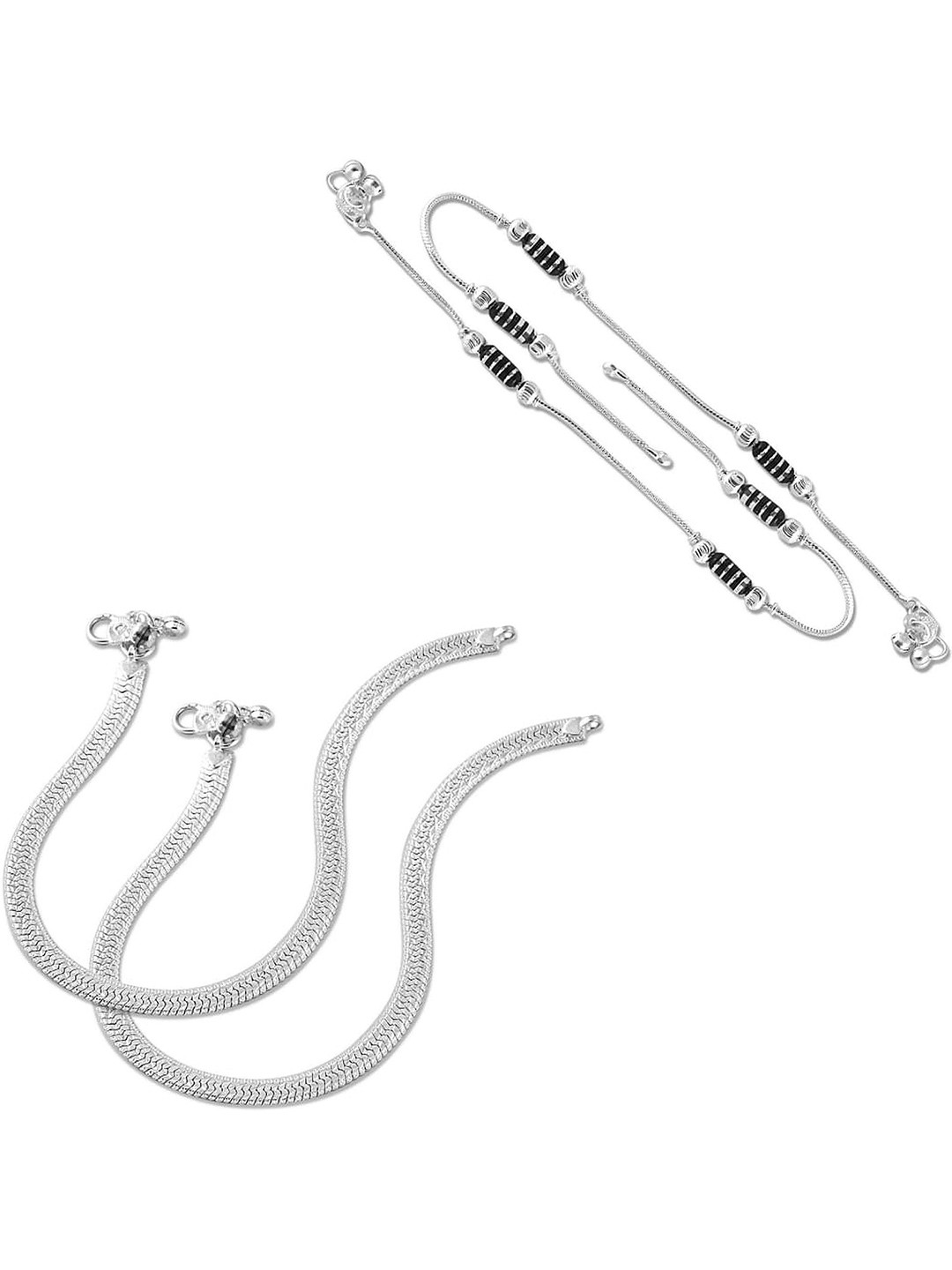 

Lila Silver-Plated Anklet
