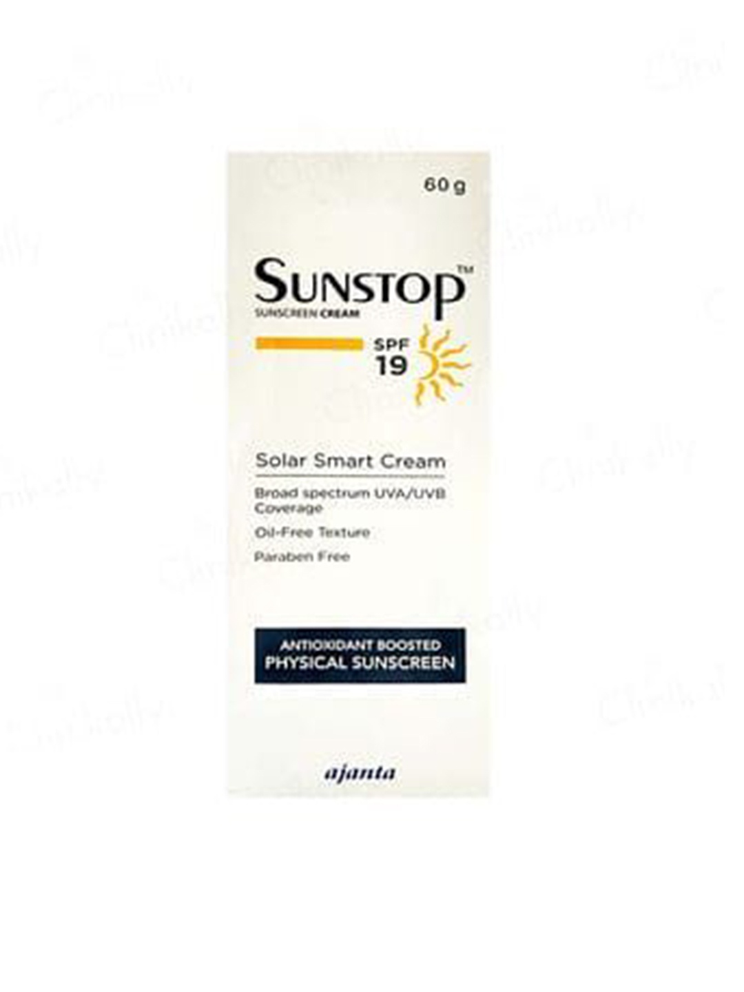

SUNSTOP Sunscreen Cream SPF19 - 60 g, White