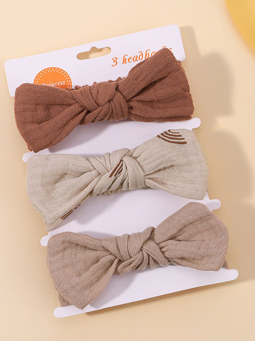 

SYGA Unisex Kids Bandana Headband, Brown