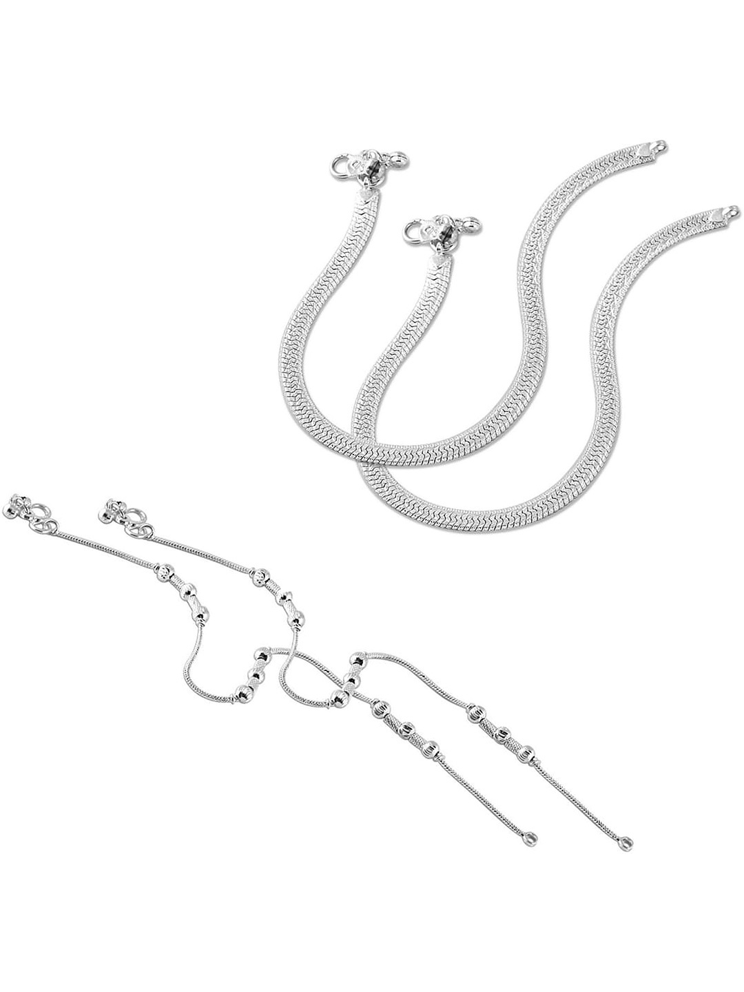 

Lila Silver-Plated Anklet