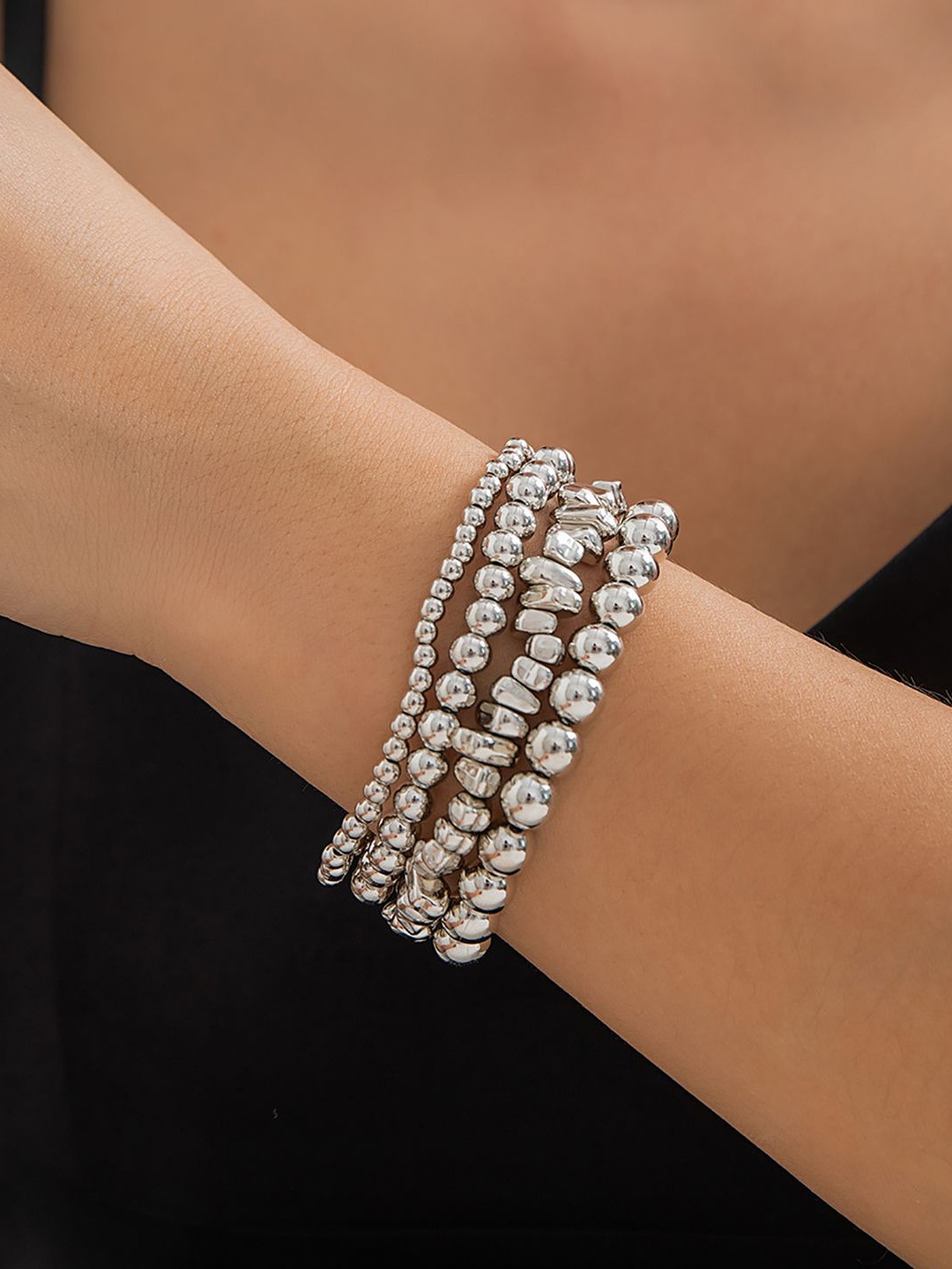 

StyleCast x Revolte Women Silver-Plated Bracelet