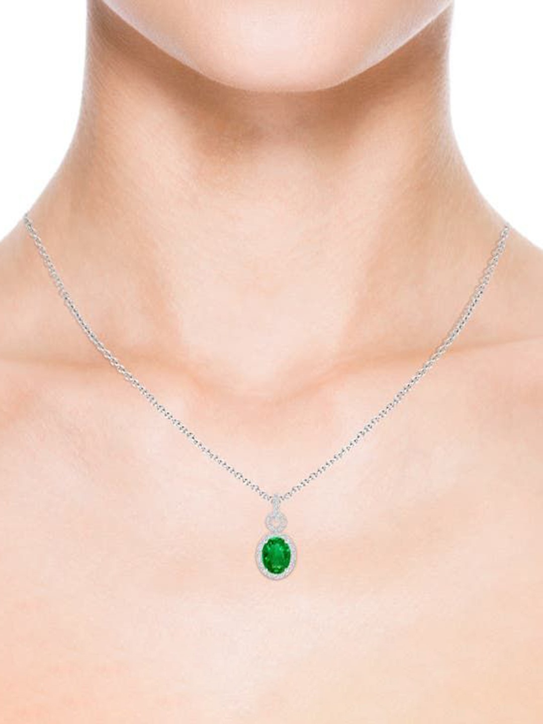 

Angara Women Pendant Diamond, Silver