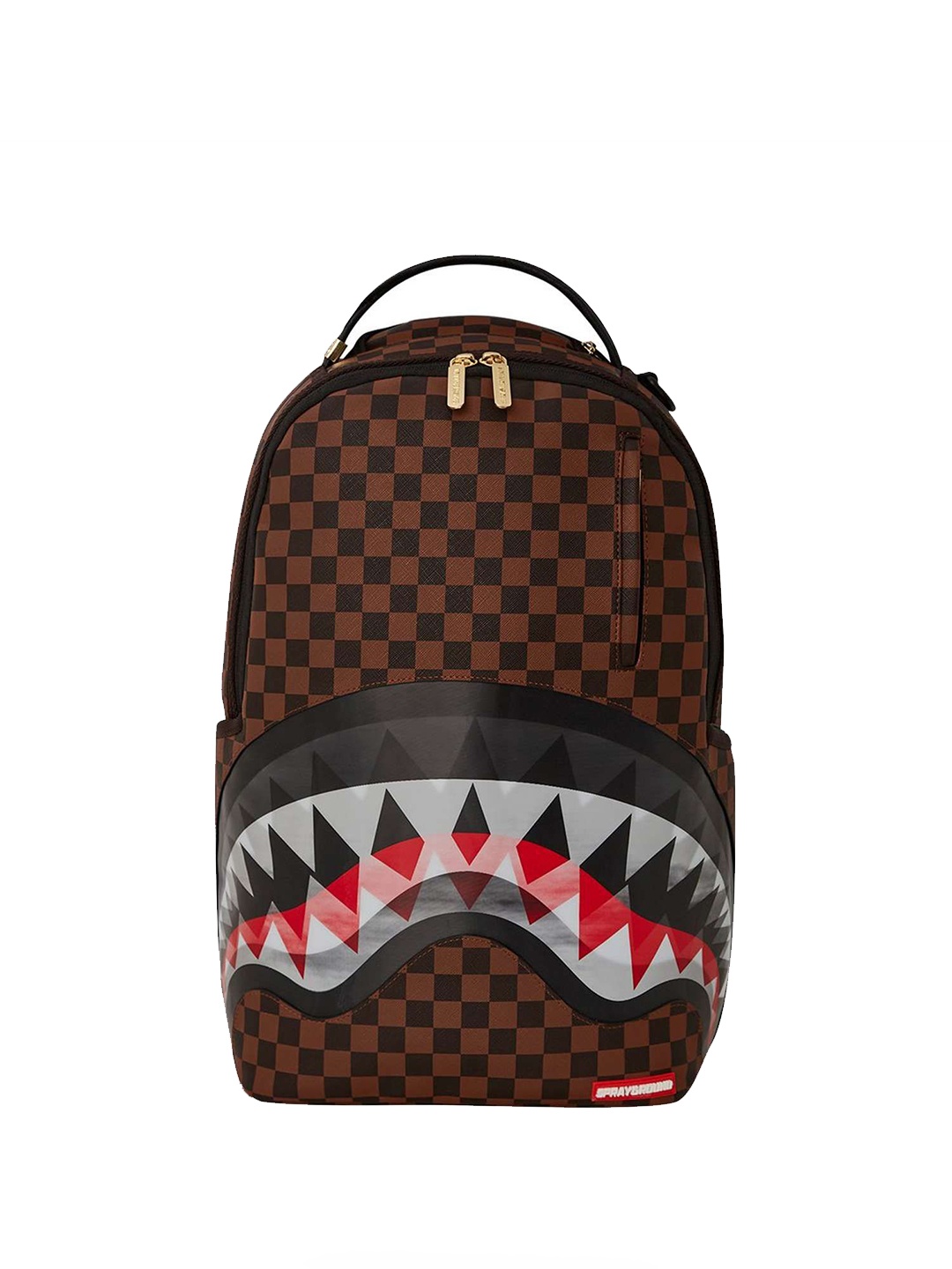 

SPRAYGROUND Unisex Geometric Backpack, Brown