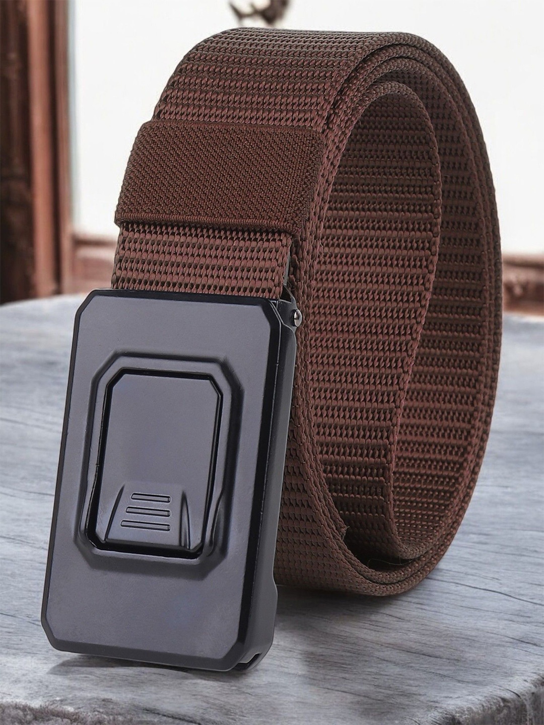 

glitchez Men Belt, Brown