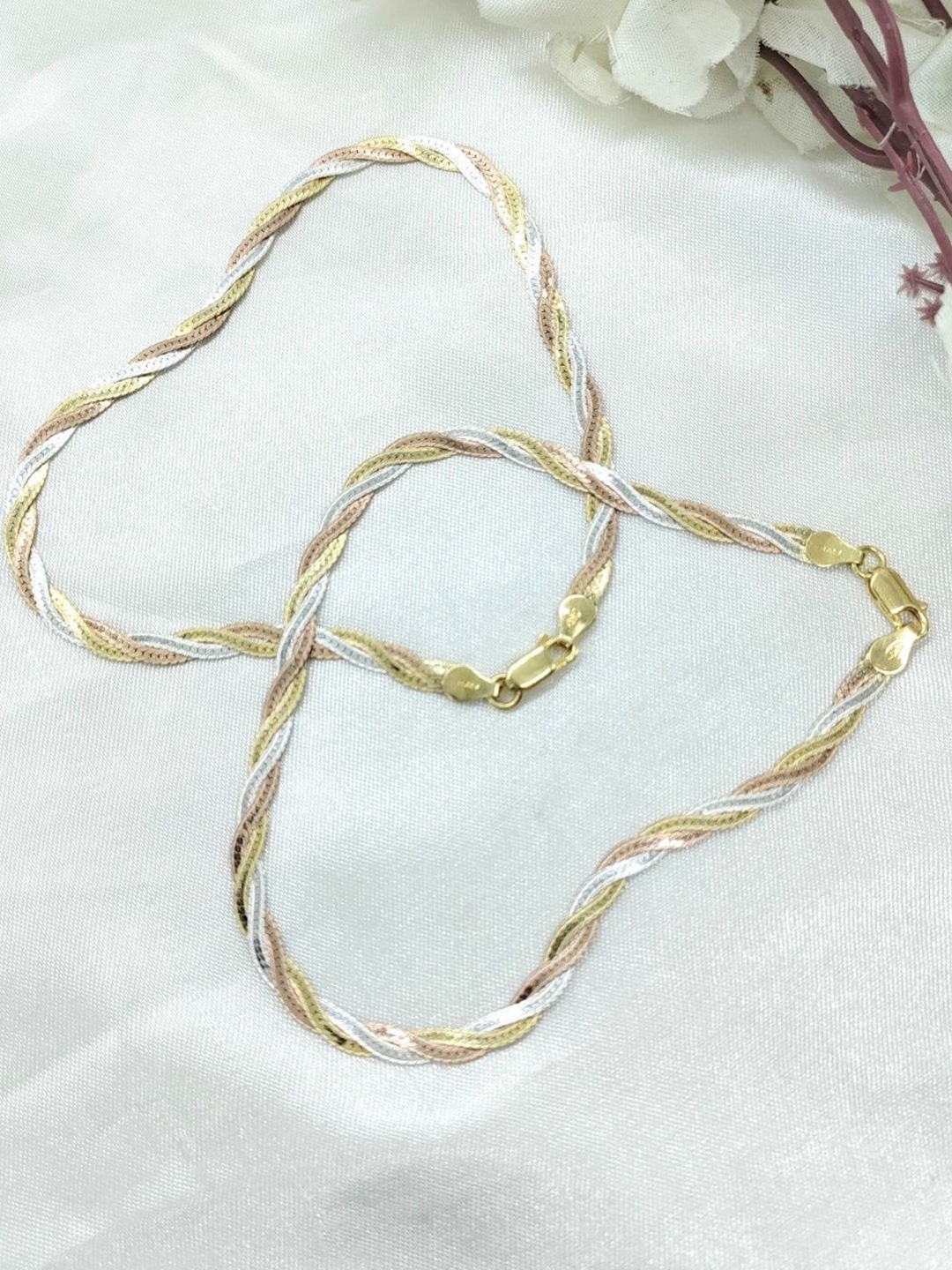 

AMONROO 925 Sterling Silver Rhodium-Plated Anklets