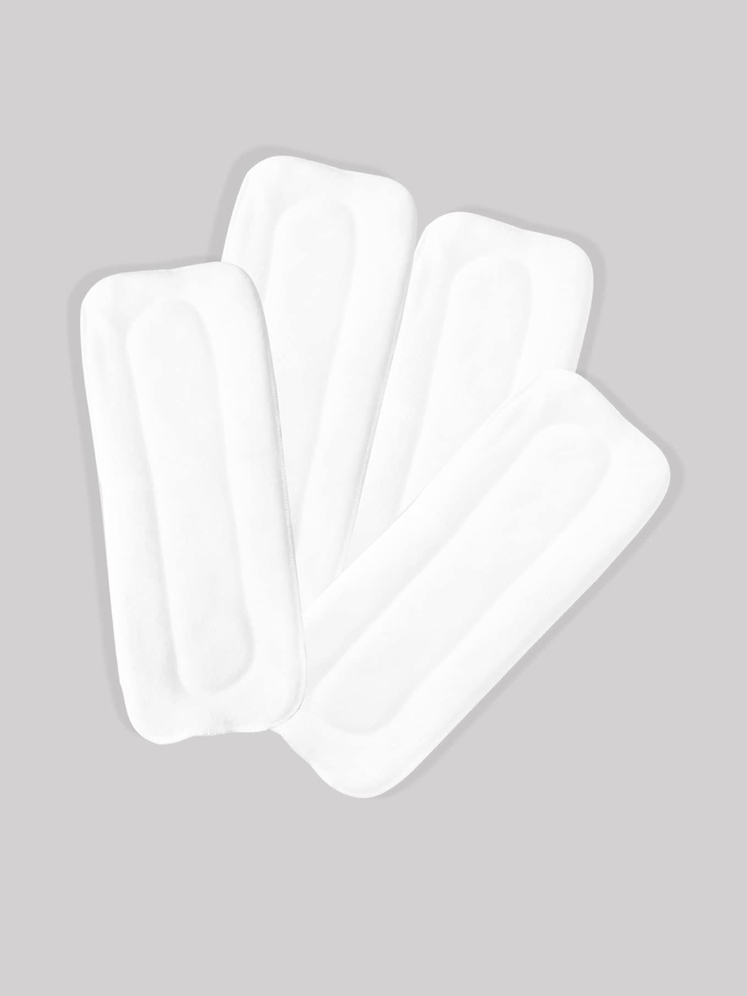 

Kritiu Kids Set Of 4 Reusable Diaper Insert Pad, White
