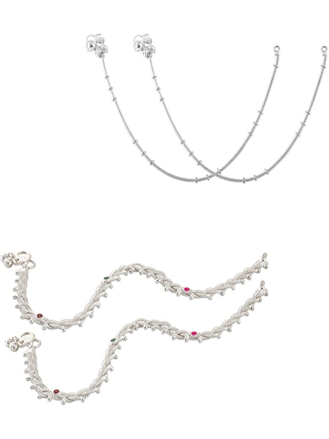 

Lila Silver-Plated Anklet
