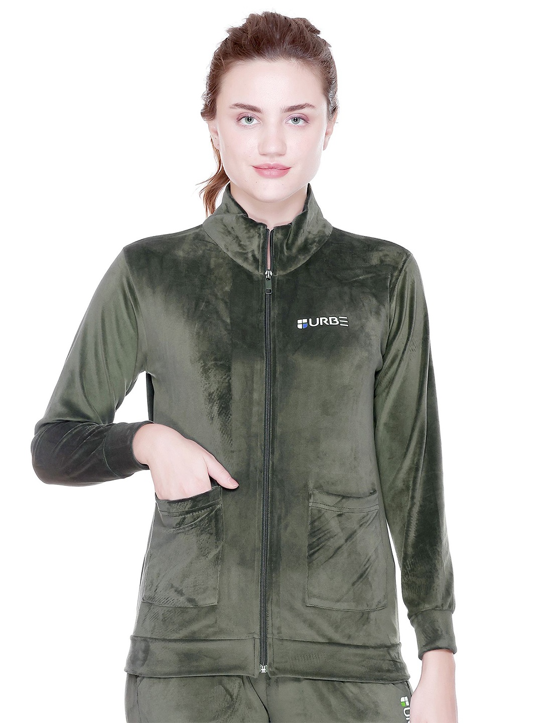 

AMAHA FASHIONS Women Sweatshirt, Olive