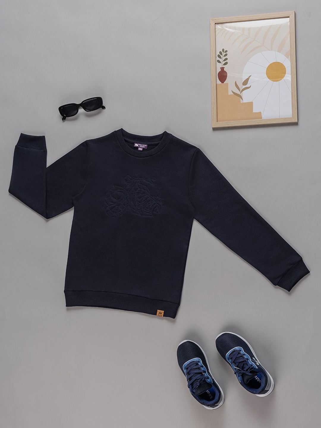 

Purple United Kids Boys Sweatshirt, Navy blue