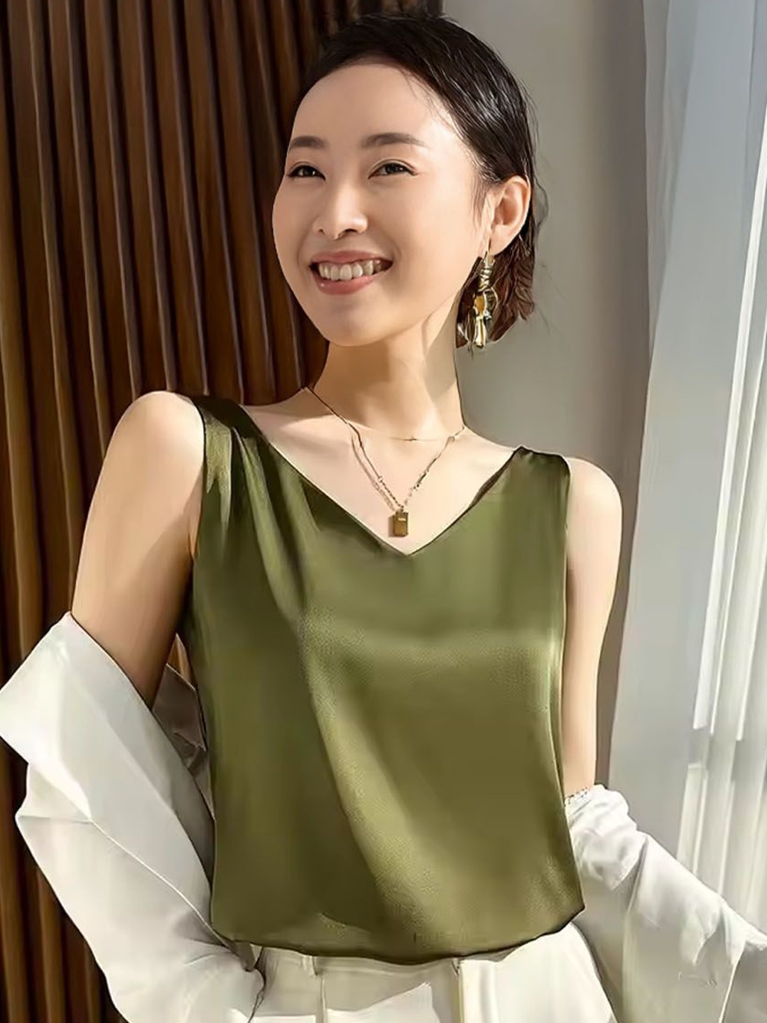 

StyleCast Top, Green