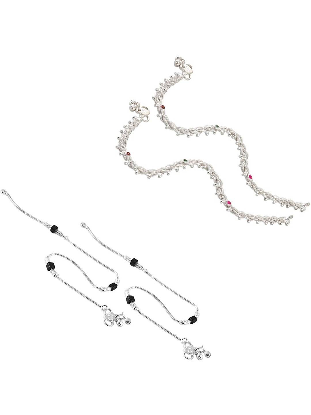 

Lila Silver-Plated Anklet