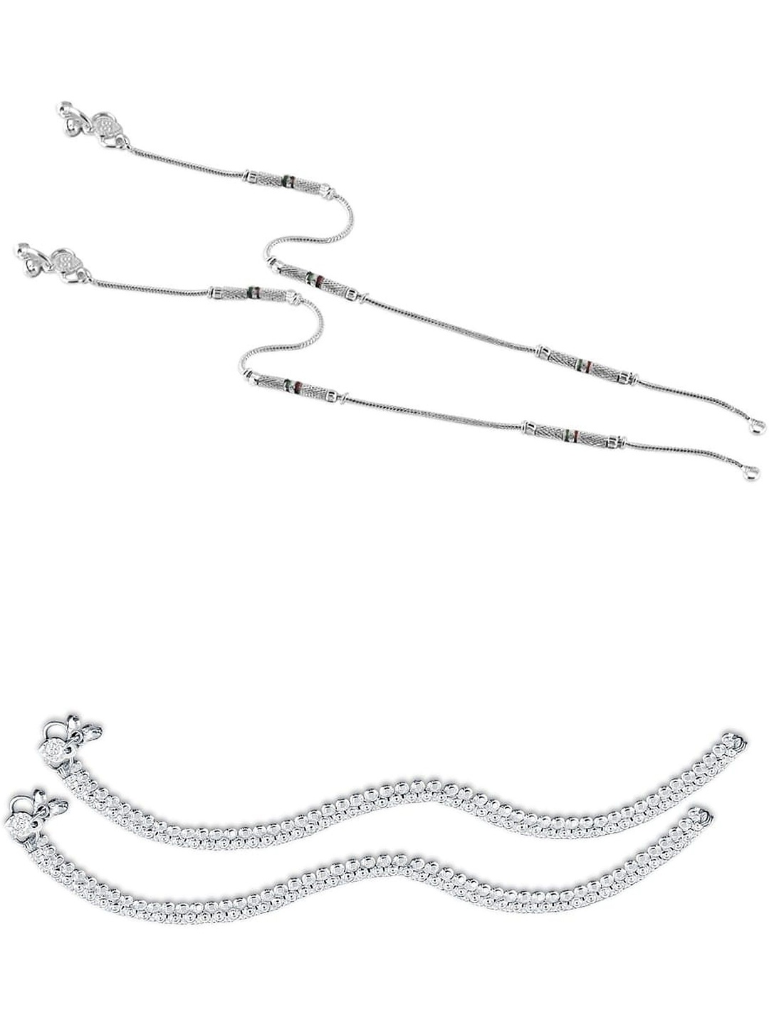 

Lila Silver-Plated Anklet