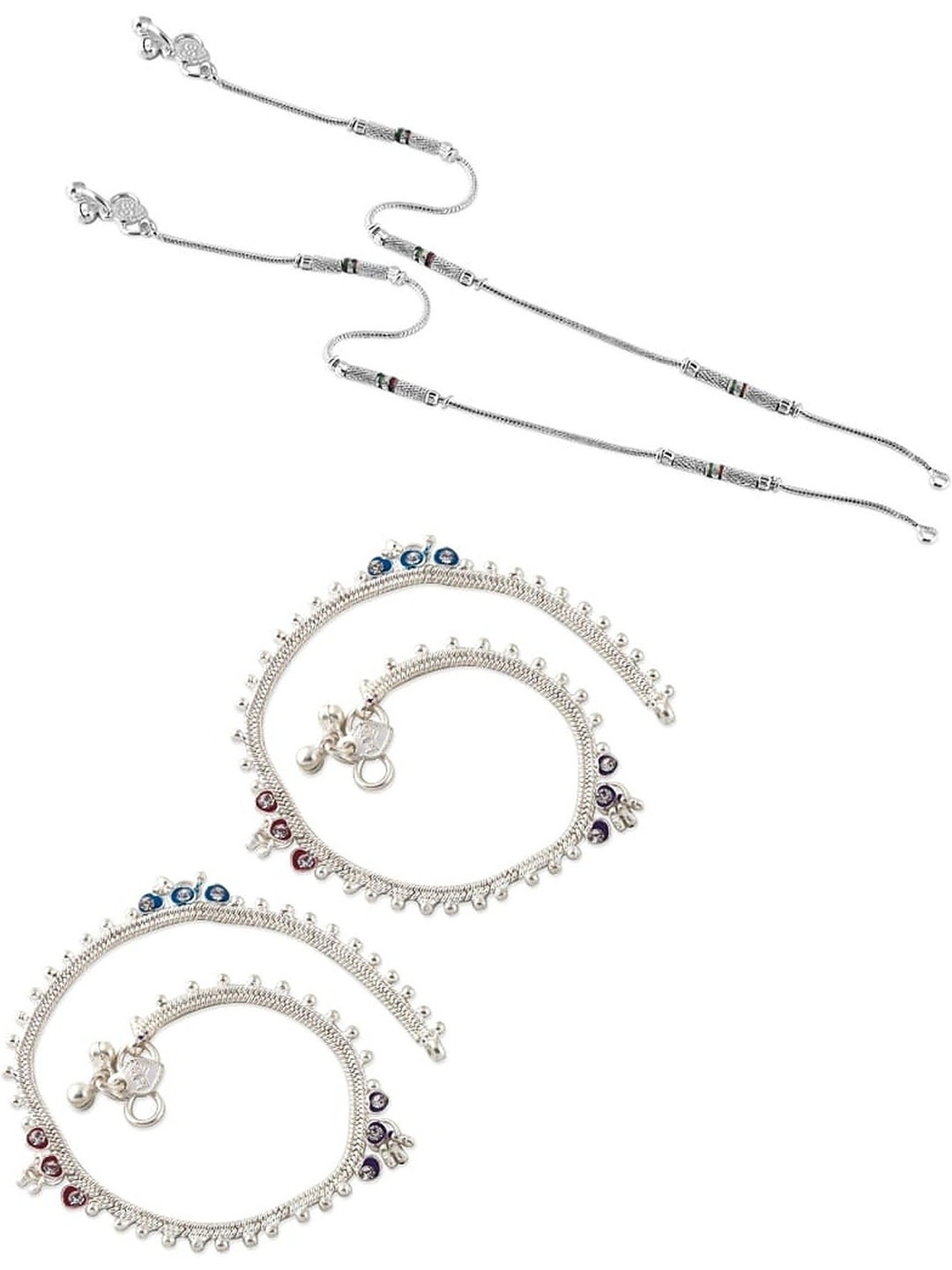 

Lila Silver-Plated Anklet