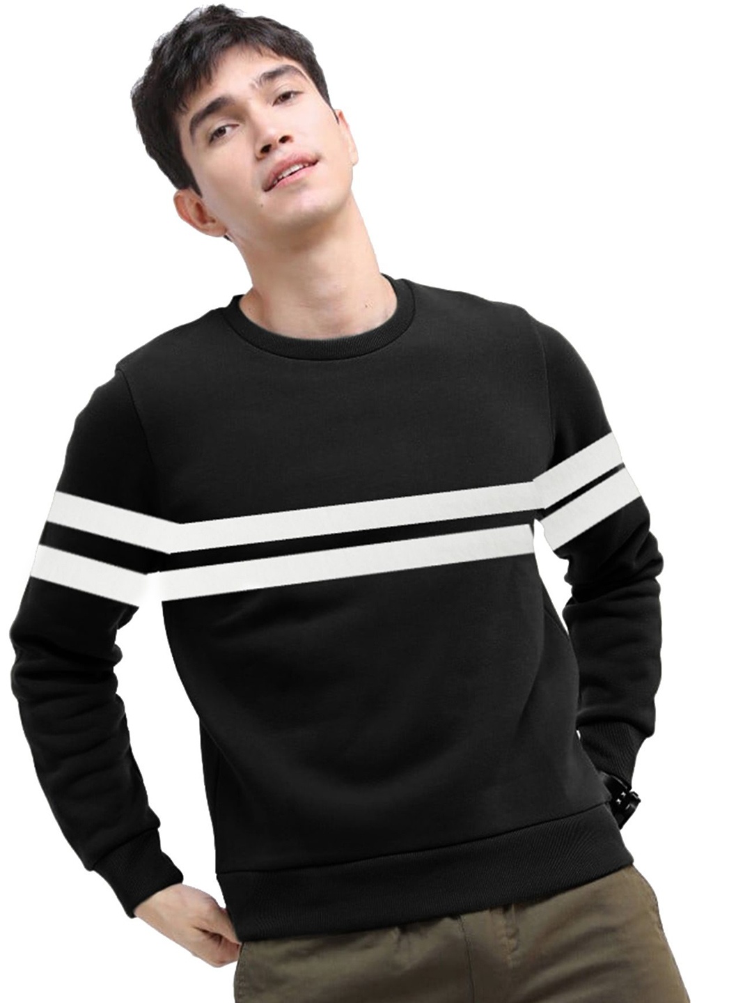 

AUSK Men Sweatshirt, Black