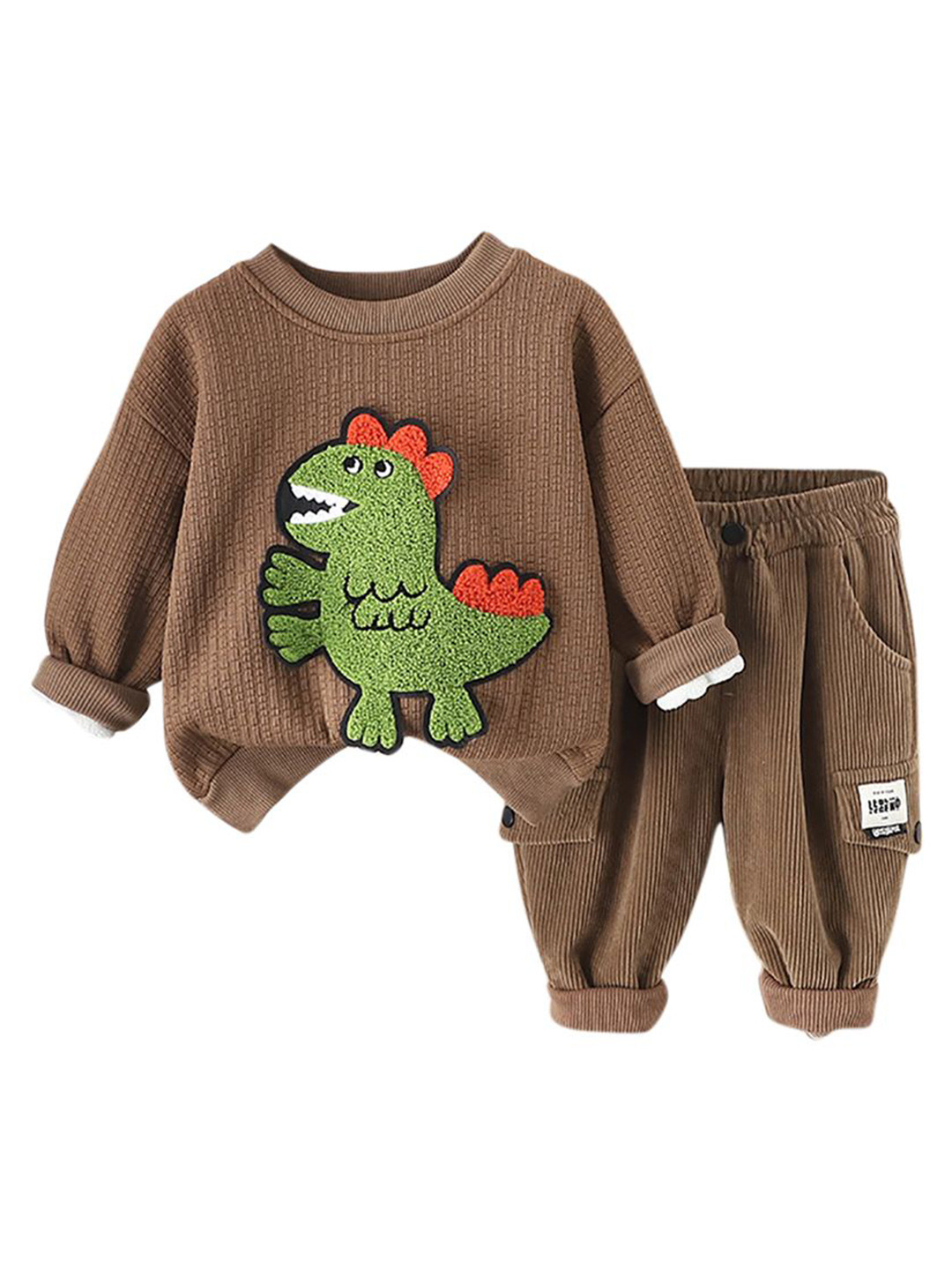 

StyleCast x Revolte Boys Sweatshirt with Trouser, Brown