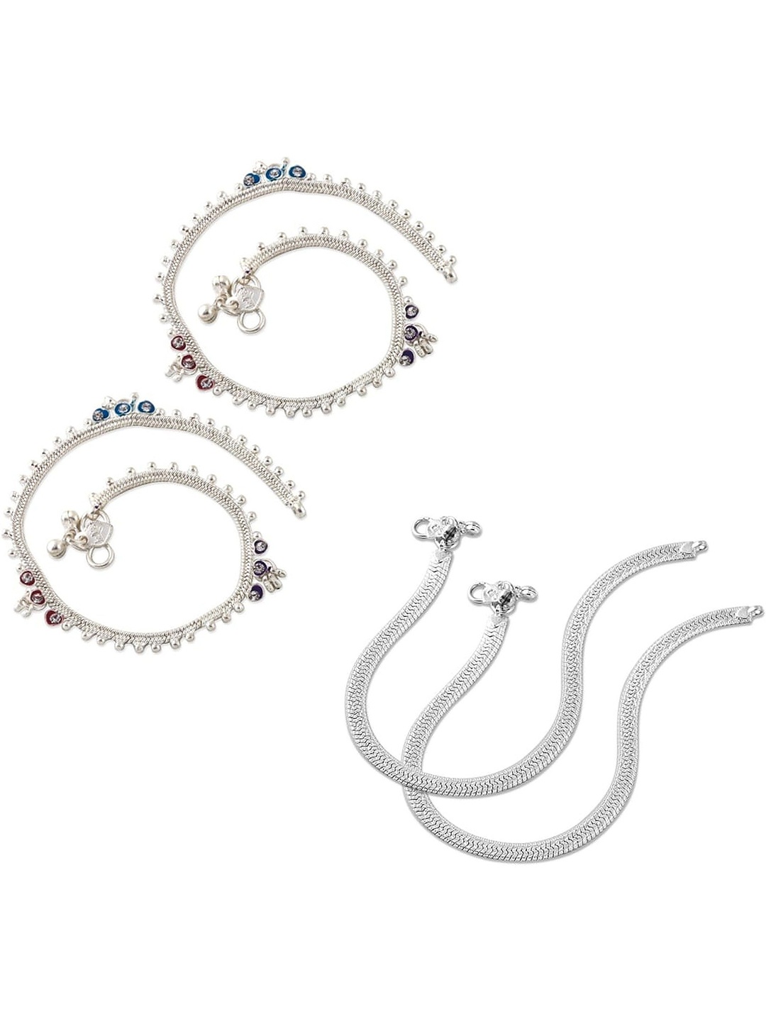 

Lila Silver-Plated Anklet
