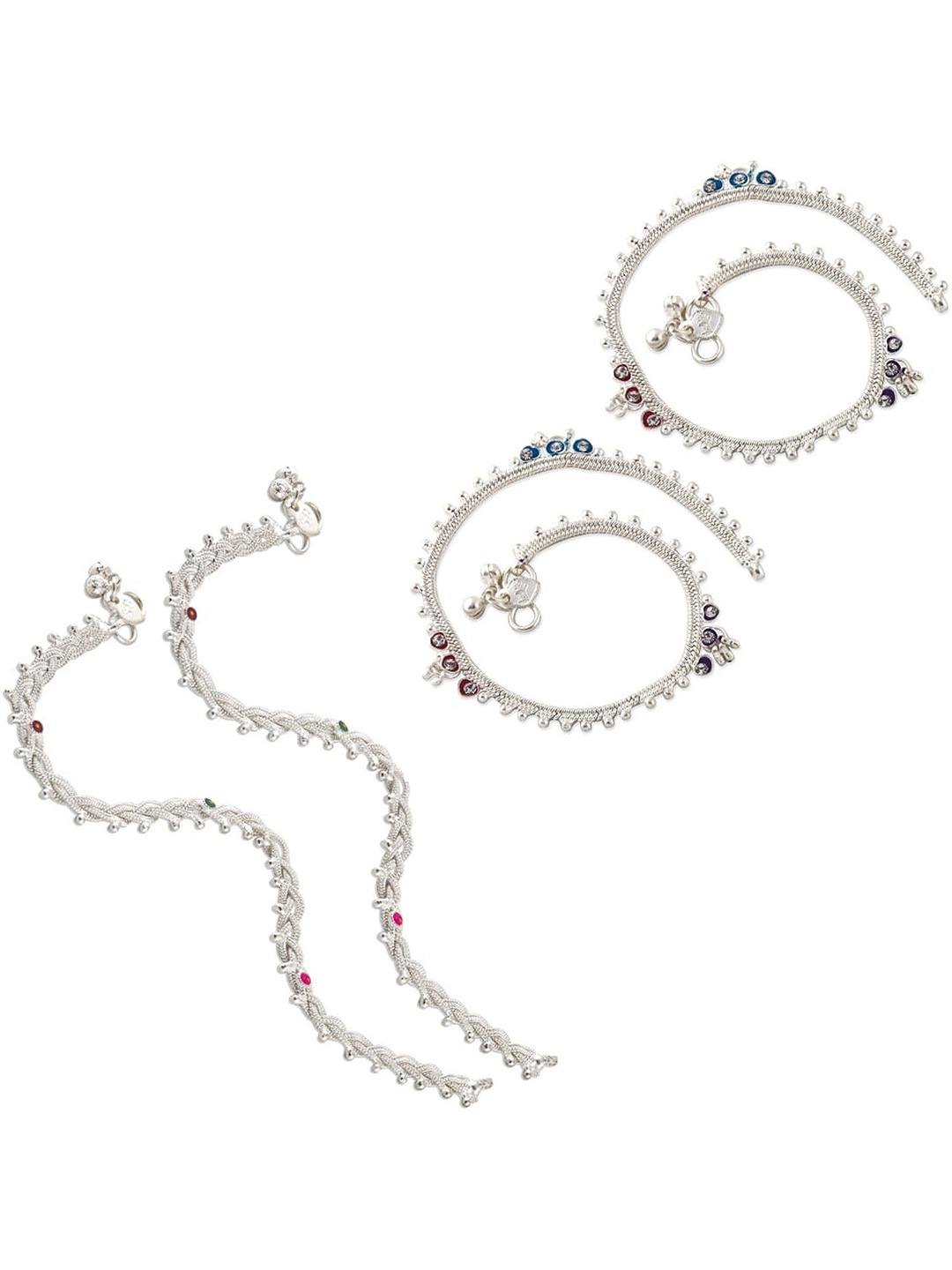 

Lila Silver-Plated Anklet