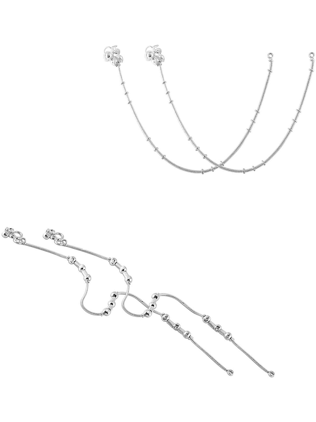 

Lila Silver-Plated Anklet