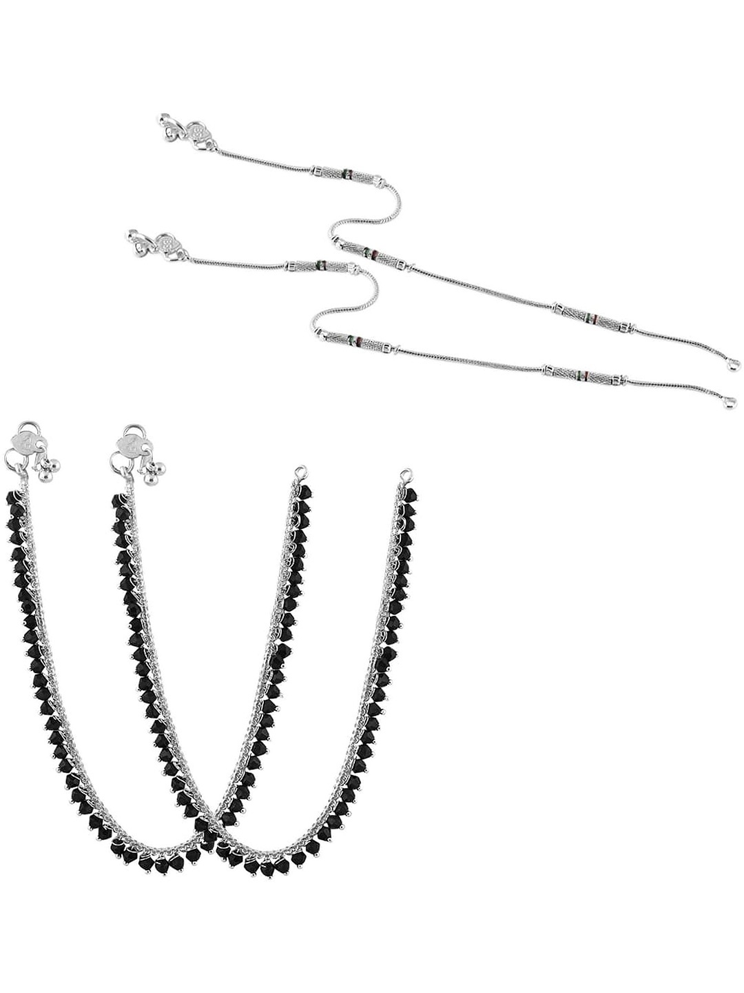 

Lila Silver-Plated Anklet