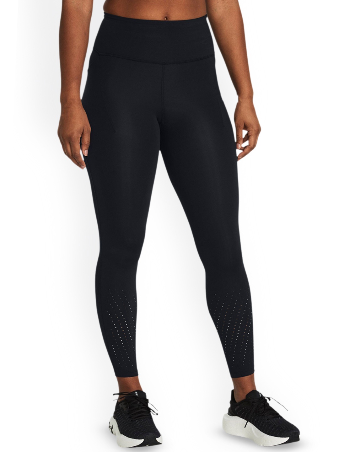 

UNDER ARMOUR Women UA Launch Elite Printed High-Rise Tights, Black