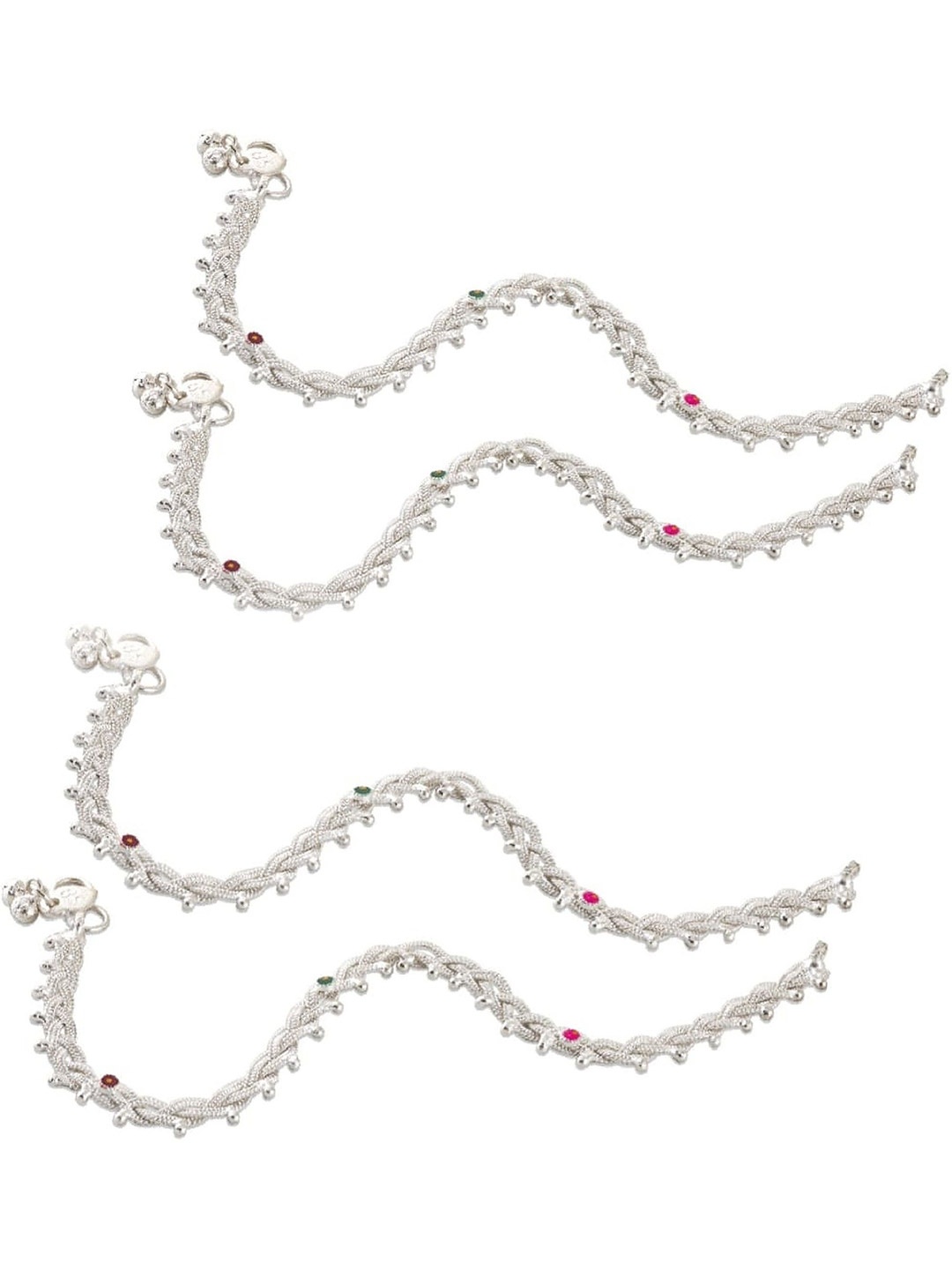 

Lila Silver-Plated Anklet