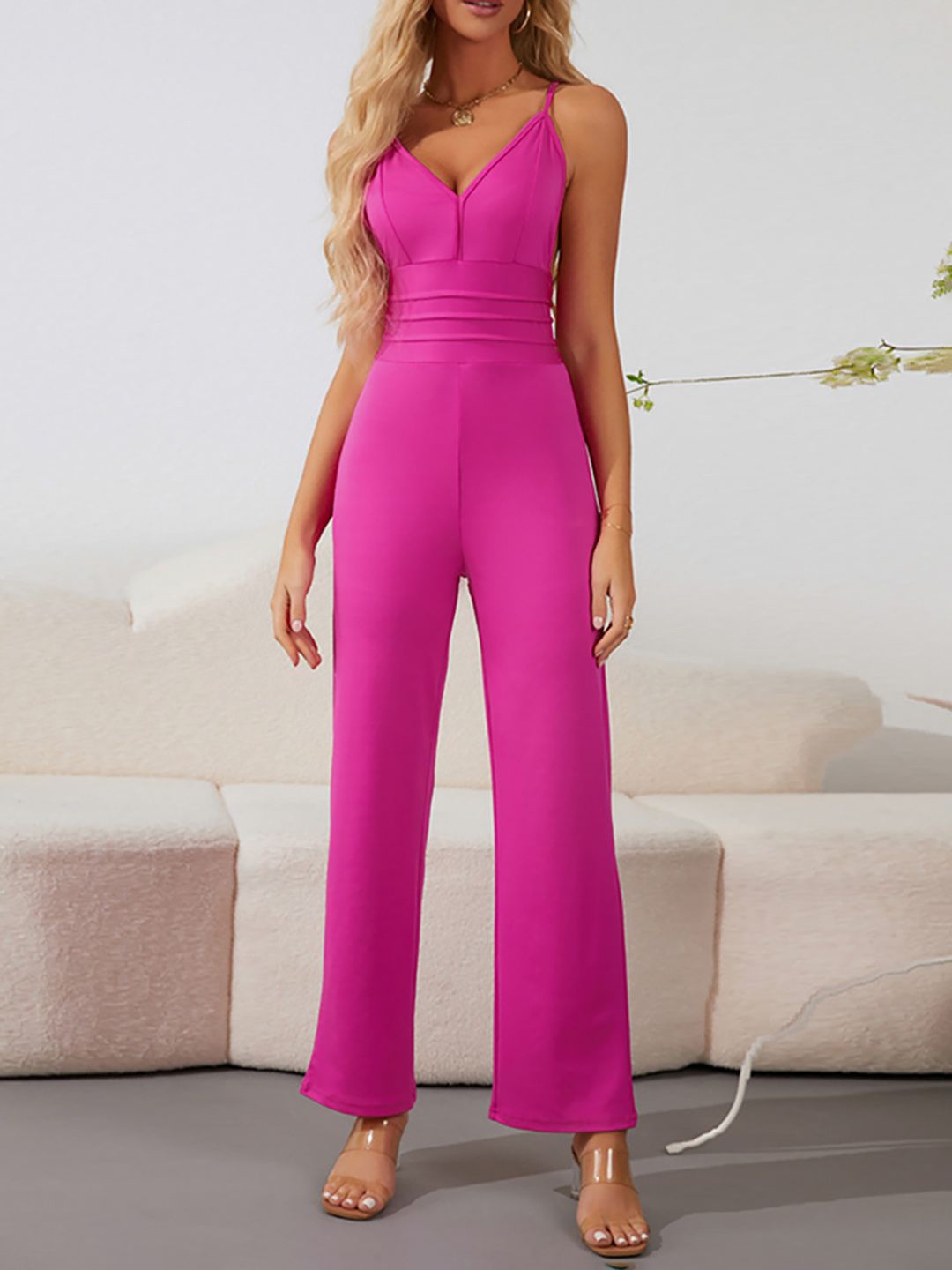 

JC Mode Basic Jumpsuit, Rose