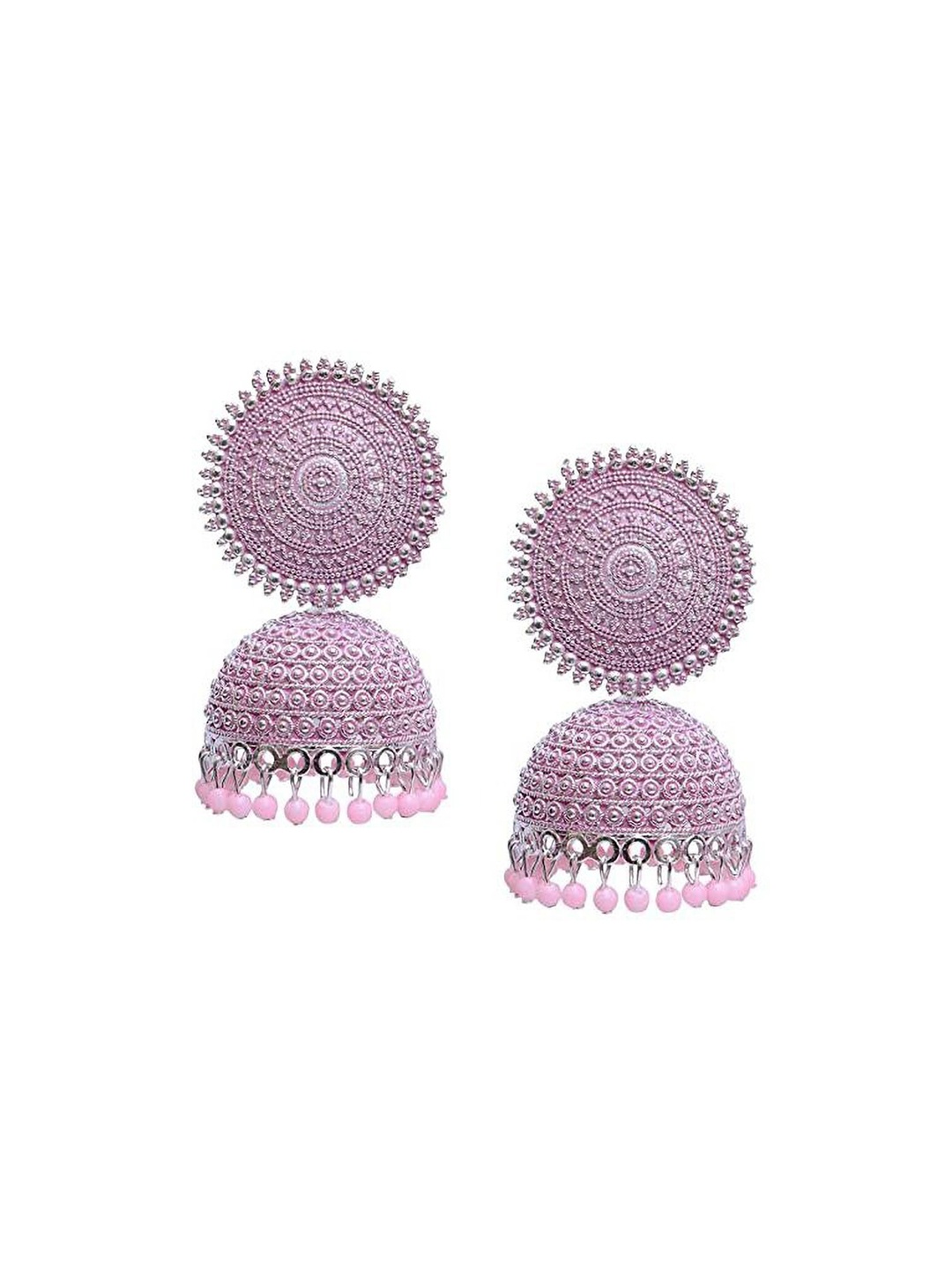 

JMBW INTERNATIONAL Gold-Plated Big Round Jhumkas