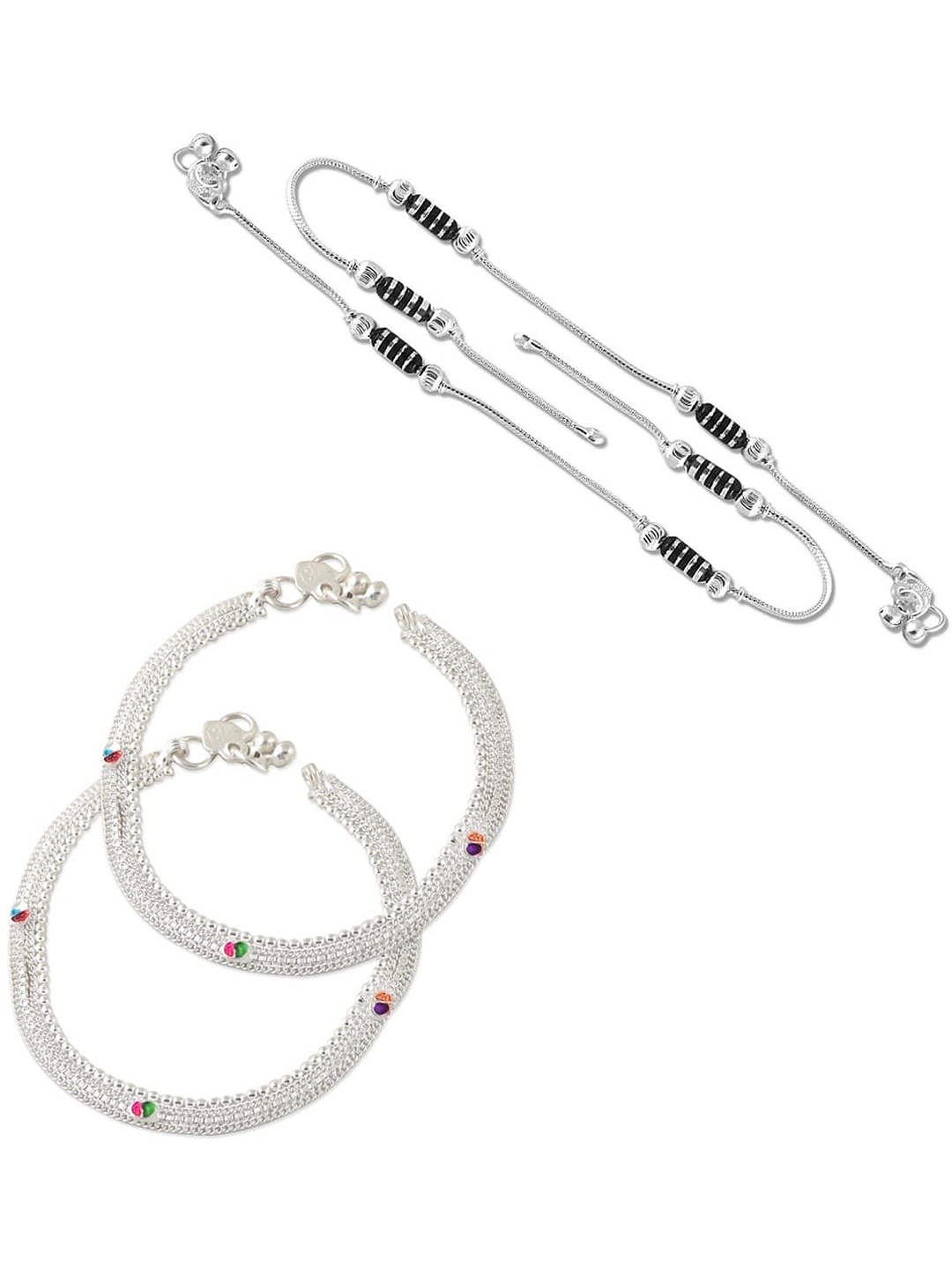 

Lila Silver-Plated Anklet