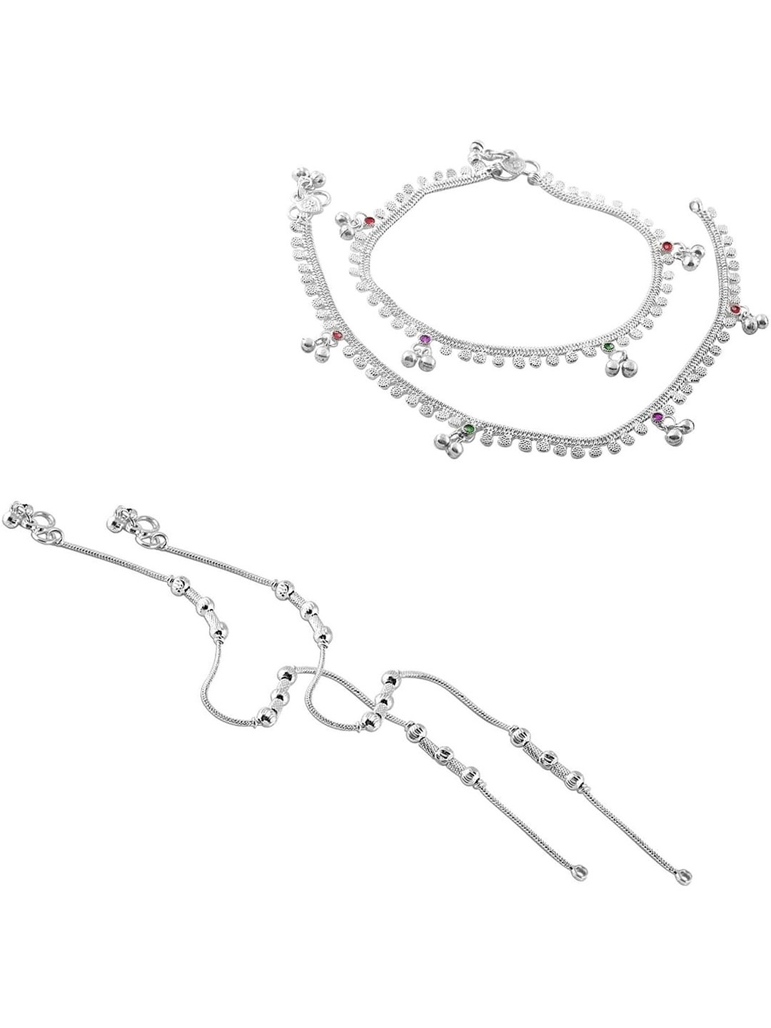 

Lila Silver-Plated Anklet