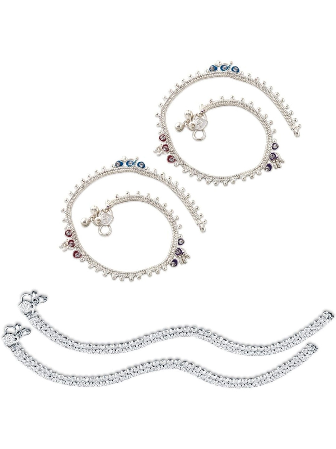 

Lila Silver-Plated Anklet