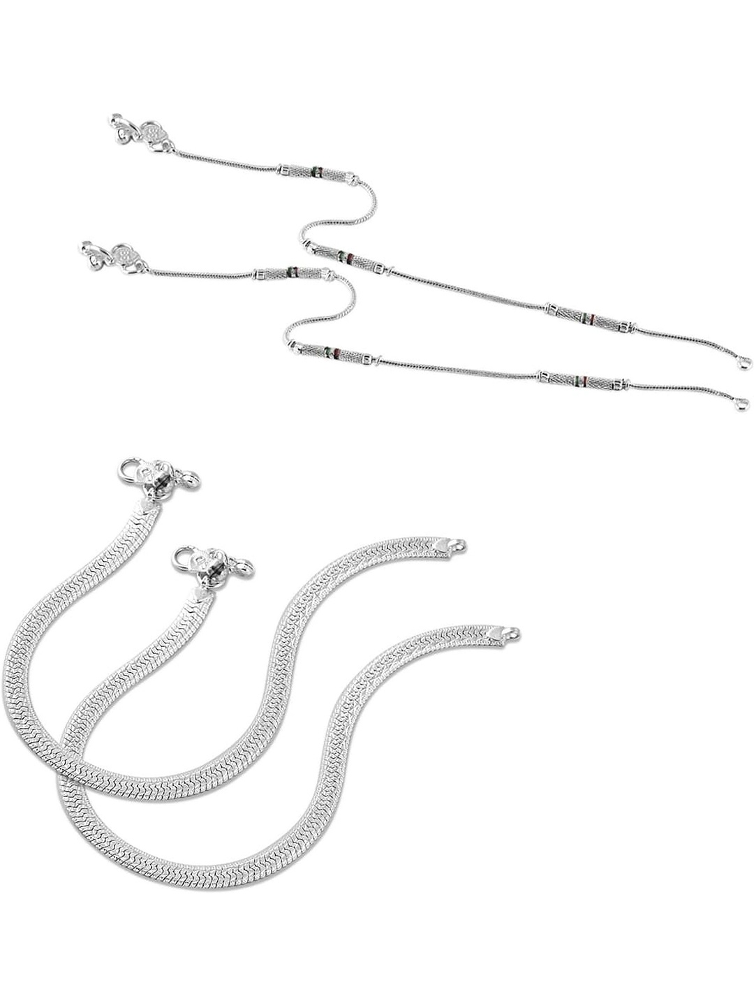 

Lila Silver-Plated Anklet