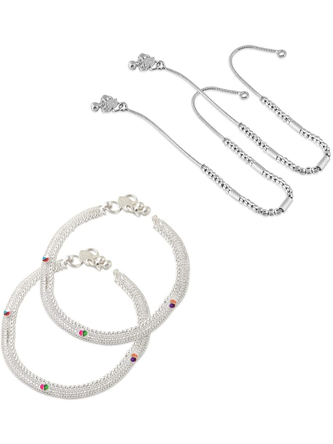 

Lila Silver-Plated Anklet