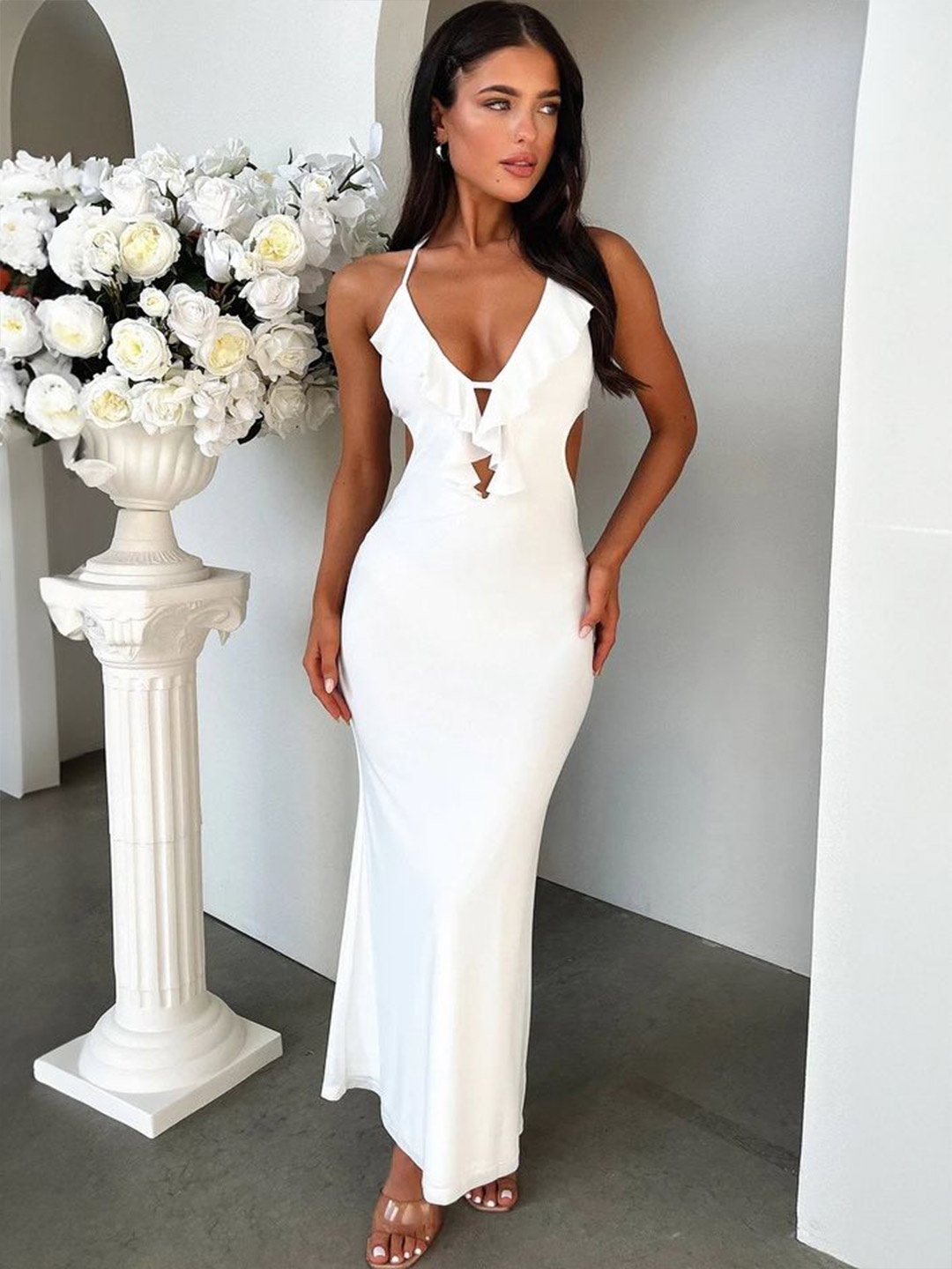 

LULU & SKY Maxi Dress, White