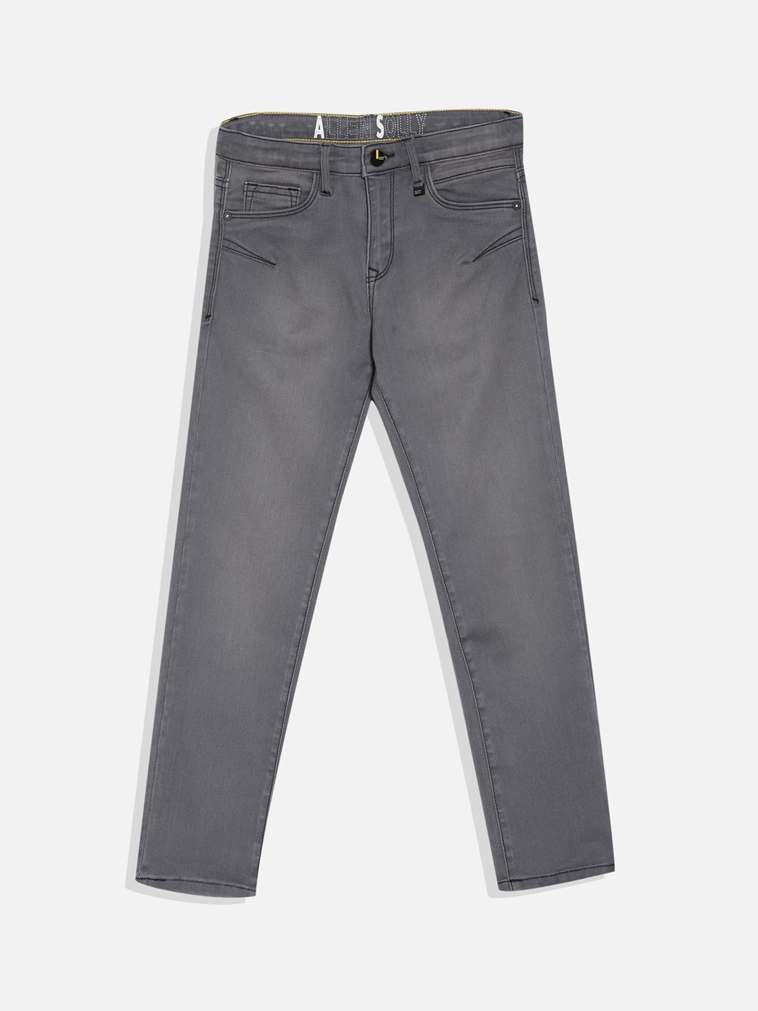 

Allen Solly Junior Boys Slim Fit Light Fade Jeans, Grey