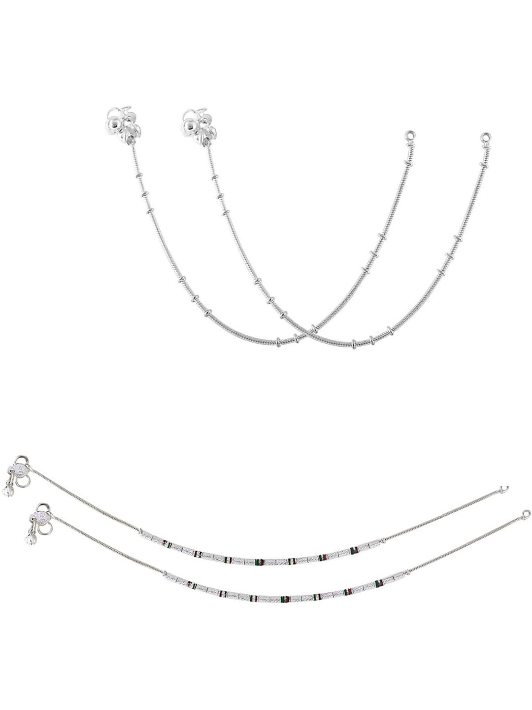 

Lila Silver-Plated Anklet