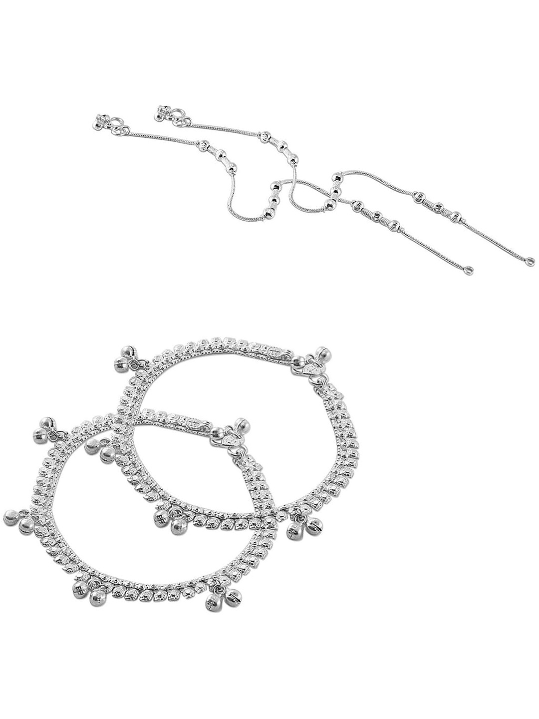 

Lila Silver-Plated Anklet
