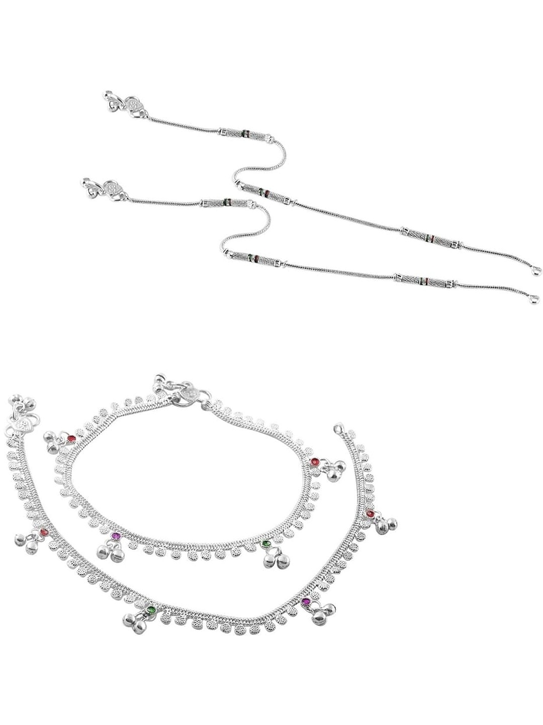 

Lila Silver-Plated Anklet