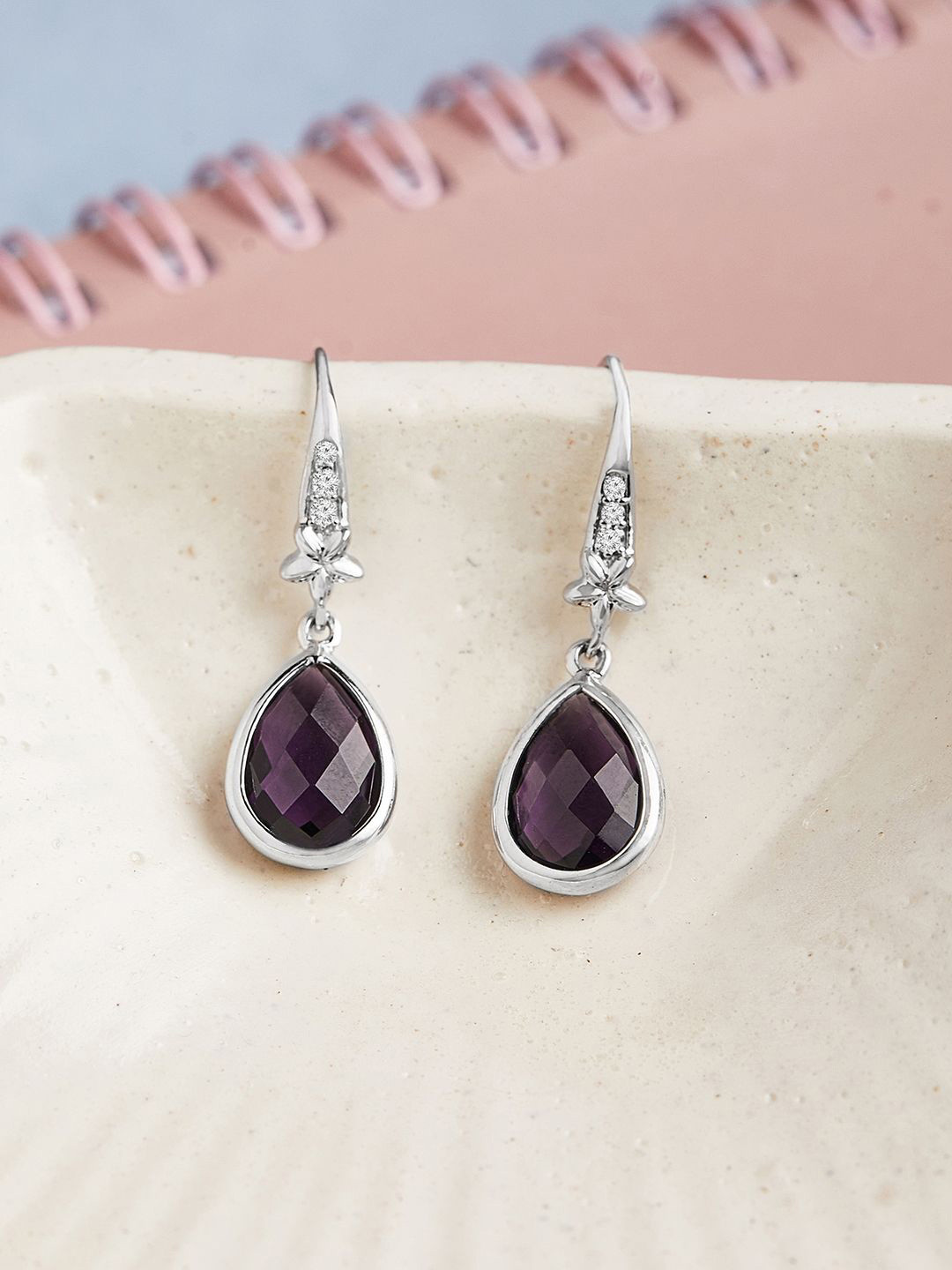 

Mia by Tanishq Women Silver-Plated Earrings